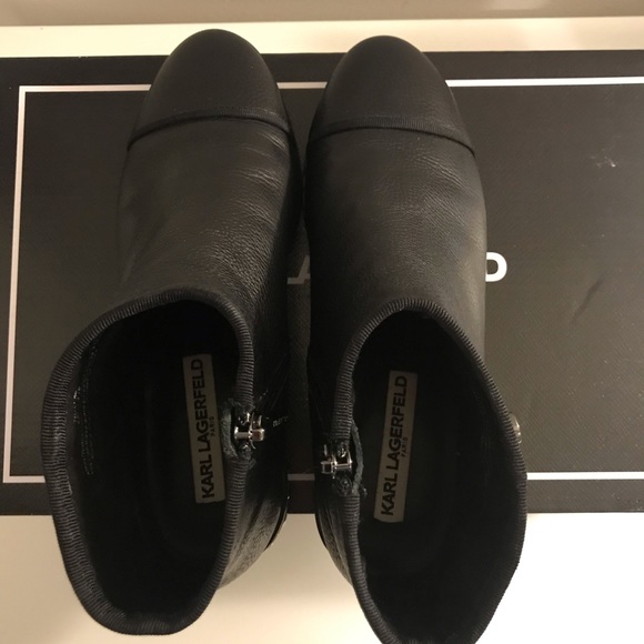 NWOT Leather ankle boots - Picture 6 of 9